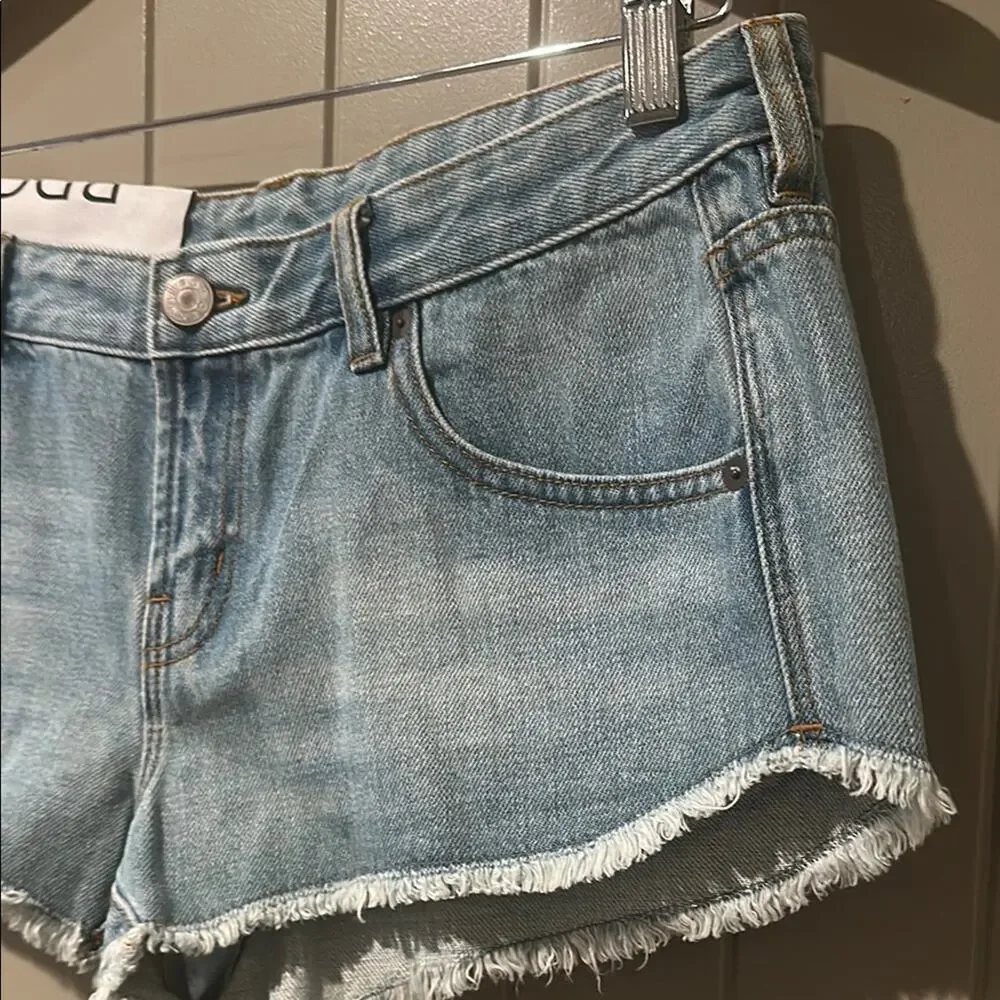 BDG Blue Denim Shorts Sz 27 NWT